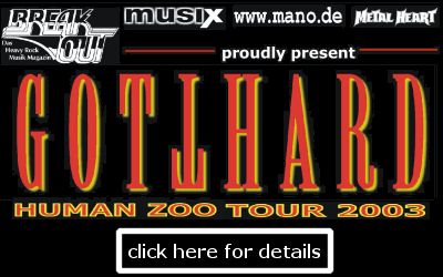GOTTHARD HOMERUN-TOUR 2001